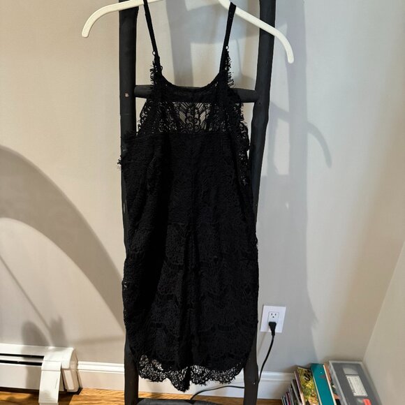 Free People Lace Black Dress - Picture 1 of 4